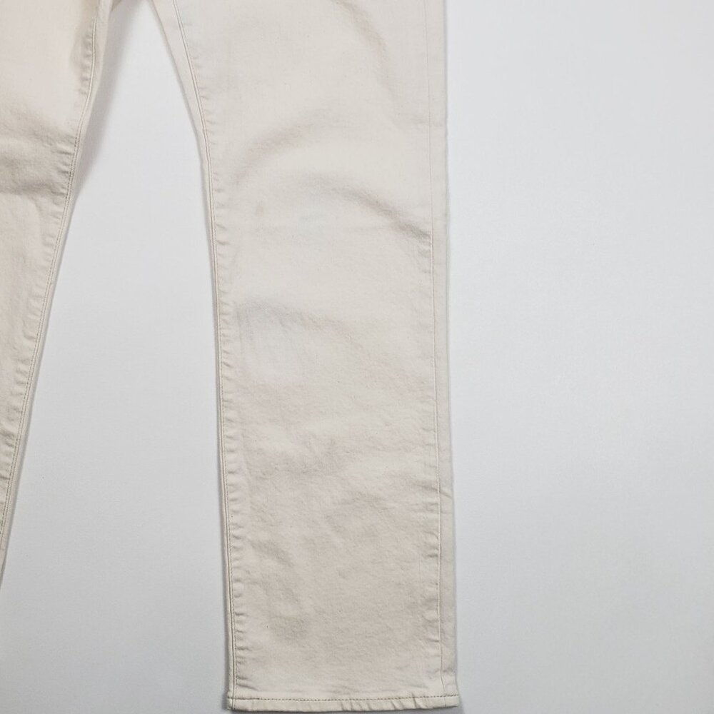 Madewell The Petite 90's Straight Jean Women's Sz 25P Ivory Vintage Canvas Denim - Picture 6 of 16